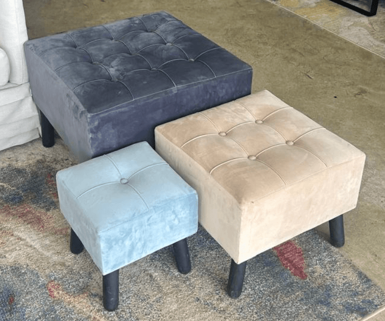 Juego de 3 taburetes